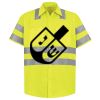 Men's High Visibility Safety Short Sleeve Work Shirt Thumbnail