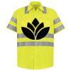 Men's High Visibility Safety Short Sleeve Work Shirt Thumbnail
