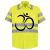 Men's High Visibility Safety Short Sleeve Work Shirt Thumbnail