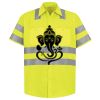 Men's High Visibility Safety Short Sleeve Work Shirt Thumbnail