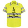 Men's High Visibility Safety Short Sleeve Work Shirt Thumbnail