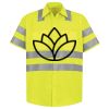 Men's High Visibility Safety Short Sleeve Work Shirt Thumbnail