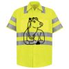 Men's High Visibility Safety Short Sleeve Work Shirt Thumbnail