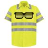 Men's High Visibility Safety Short Sleeve Work Shirt Thumbnail