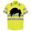 Men's High Visibility Safety Short Sleeve Work Shirt Thumbnail