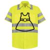 Men's High Visibility Safety Short Sleeve Work Shirt Thumbnail