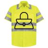 Men's High Visibility Safety Short Sleeve Work Shirt Thumbnail
