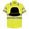 Men's High Visibility Safety Short Sleeve Work Shirt Thumbnail