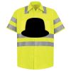 Men's High Visibility Safety Short Sleeve Work Shirt Thumbnail