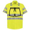 Men's High Visibility Safety Short Sleeve Work Shirt Thumbnail