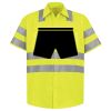 Men's High Visibility Safety Short Sleeve Work Shirt Thumbnail