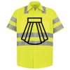 Men's High Visibility Safety Short Sleeve Work Shirt Thumbnail