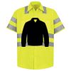 Men's High Visibility Safety Short Sleeve Work Shirt Thumbnail