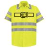 Men's High Visibility Safety Short Sleeve Work Shirt Thumbnail