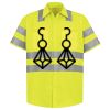 Men's High Visibility Safety Short Sleeve Work Shirt Thumbnail