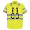 Men's High Visibility Safety Short Sleeve Work Shirt Thumbnail