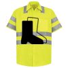 Men's High Visibility Safety Short Sleeve Work Shirt Thumbnail