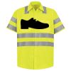 Men's High Visibility Safety Short Sleeve Work Shirt Thumbnail