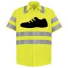 Men's High Visibility Safety Short Sleeve Work Shirt Thumbnail