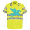 Men's High Visibility Safety Short Sleeve Work Shirt Thumbnail