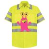 Men's High Visibility Safety Short Sleeve Work Shirt Thumbnail