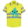 Men's High Visibility Safety Short Sleeve Work Shirt Thumbnail