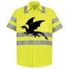 Men's High Visibility Safety Short Sleeve Work Shirt Thumbnail