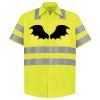 Men's High Visibility Safety Short Sleeve Work Shirt Thumbnail