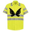 Men's High Visibility Safety Short Sleeve Work Shirt Thumbnail