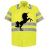 Men's High Visibility Safety Short Sleeve Work Shirt Thumbnail