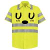 Men's High Visibility Safety Short Sleeve Work Shirt Thumbnail