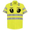 Men's High Visibility Safety Short Sleeve Work Shirt Thumbnail