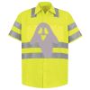Men's High Visibility Safety Short Sleeve Work Shirt Thumbnail
