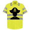 Men's High Visibility Safety Short Sleeve Work Shirt Thumbnail