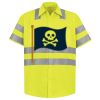 Men's High Visibility Safety Short Sleeve Work Shirt Thumbnail