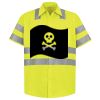 Men's High Visibility Safety Short Sleeve Work Shirt Thumbnail