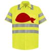 Men's High Visibility Safety Short Sleeve Work Shirt Thumbnail