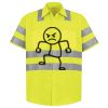 Men's High Visibility Safety Short Sleeve Work Shirt Thumbnail