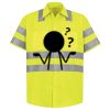 Men's High Visibility Safety Short Sleeve Work Shirt Thumbnail