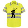 Men's High Visibility Safety Short Sleeve Work Shirt Thumbnail