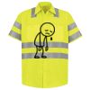 Men's High Visibility Safety Short Sleeve Work Shirt Thumbnail