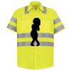 Men's High Visibility Safety Short Sleeve Work Shirt Thumbnail