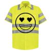 Men's High Visibility Safety Short Sleeve Work Shirt Thumbnail
