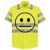 Men's High Visibility Safety Short Sleeve Work Shirt Thumbnail