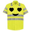 Men's High Visibility Safety Short Sleeve Work Shirt Thumbnail