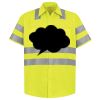 Men's High Visibility Safety Short Sleeve Work Shirt Thumbnail