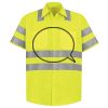 Men's High Visibility Safety Short Sleeve Work Shirt Thumbnail