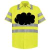 Men's High Visibility Safety Short Sleeve Work Shirt Thumbnail