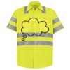 Men's High Visibility Safety Short Sleeve Work Shirt Thumbnail