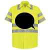 Men's High Visibility Safety Short Sleeve Work Shirt Thumbnail